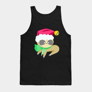 baby santa sloth Tank Top